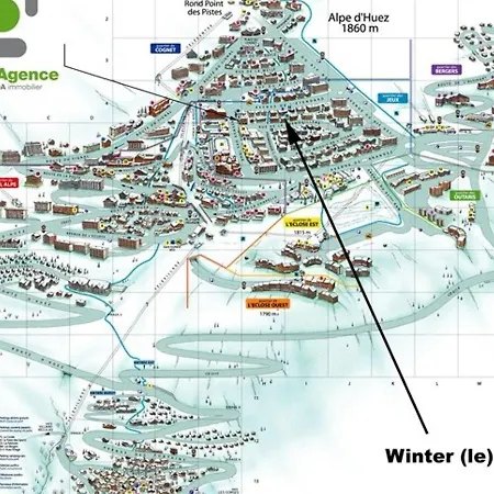 Cosy Pour 4 A D'huez, Proche Pistes Et Commerces, Balcon Sud, Casier A Skis. - Fr-1-405-117 אלפה ד'הואז